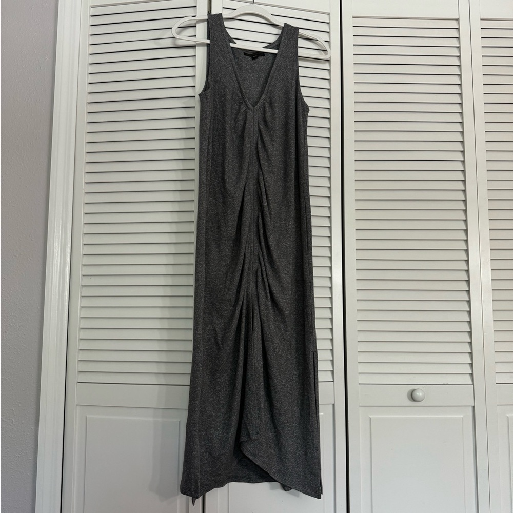 Donna Karen Sz S Grey Ruched Nightgown Pajama